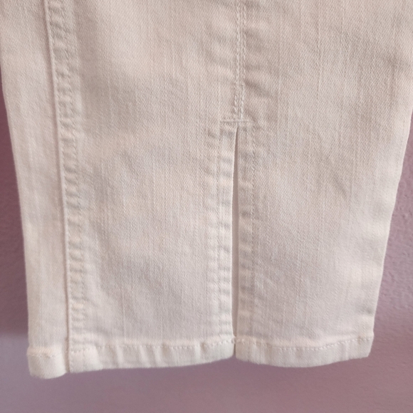 J. Mclaughlin Rainey straight leg jeans front seam kick flare ankle Lenght - Picture 5 of 12